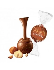 Lindt Chocolate Lindor Hazelnut Cater Pack 800 Pack Carton - Imagen 1 de 1