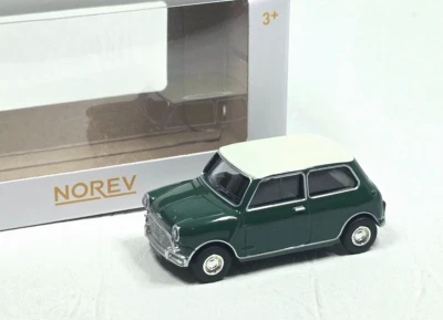 Mini Cooper S, 1964, Verde-Bianco, NOREV, 1:64 - Immagine 1 di 2