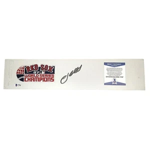 Josh Beckett Autographed Baseball Pitching Rubber Boston Red Sox Signed BAS COA - Picture 1 of 8