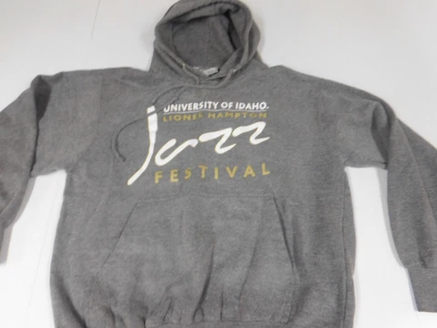 University of Idaho Mens Hoodie Mens M Gray MV Sports Cover
