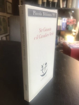 SIR GAWAIN E IL CAVALIERE VERDE Adelphi 1986 narrativa medioevale Ottimo! A6 - Immagine 1 di 4