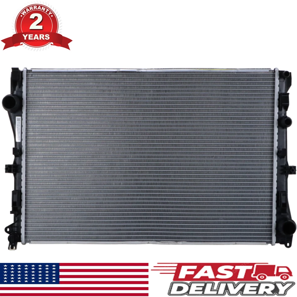 New Radiator For 2015-2018 Mercedes-Benz C300 2.0L 2017-2021 C43 AMG 3.0L Foto 1 de 4