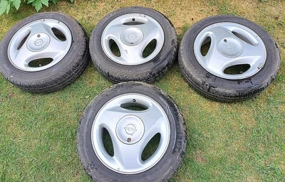 4 Felgen 5 1/2 Jx14, ET 49, 4 Loch mit Reifen 165/65 R14 - Bild 1 von 4