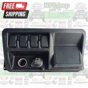 2003-2006 Jeep Wrangler TJ Dash Switch Panel BLANKS Blank - Picture 1 of 17