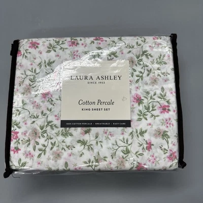 Laura Ashley King Sheet Set Floral ‘Bonnie’ - New - Image 1 of 4