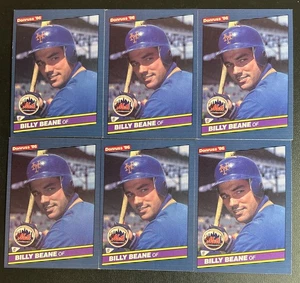 (6) Billy Beane RC Rookie Card, 1986 Donruss #647, New York Mets, Moneyball EXMT - Bild 1 von 2