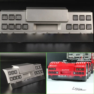 Zweireihiger Quadratischer Rücklichtträger Für 1/14 Tamiya RC LKW SCANIA R620 - Bild 1 von 4