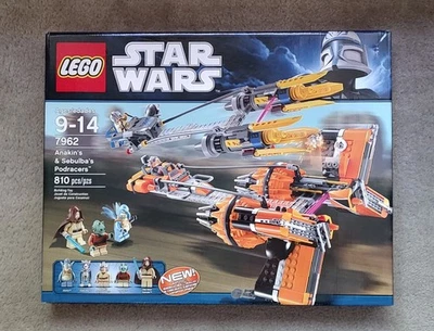 NEW Lego STAR WARS 7962 Anakin & Sebulba Podracers Watto. Wald. Obi-Wan. Insured - Image 1 of 4