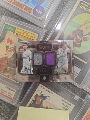 2017-18 Panini Select Cristiano Ronaldo/Luka Modric Double Team Patch Jersey - Image 1 of 2