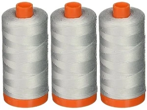 3-PACK - Aurifil A1050-2600 Mako Cotton Thread Solid 50WT 1422Yds Dove - Picture 1 of 1