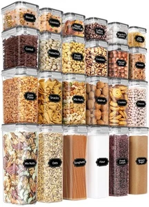 Airtight Food Storage Containers Set with Lids - 24 PCS, BPA Free Kitchen and... - Picture 1 of 6