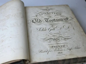 An Exposition of the Old Testament By John Gill 1810 Vol 4 Edition HC Book - Picture 1 of 6