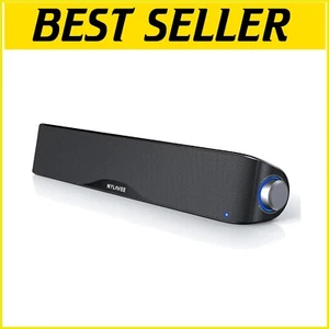 Dynamic Computer Sound Bar with Bluetooth 5.0 - Perfect for Gaming & Multimedia - Afbeelding 1 van 9