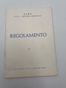F.I.G.C. Settore Tecnico Regolamento anno 1965 - Picture 1 of 3
