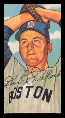 1952  Bowman #250 Ivan Delock RC Boston Red Sox TRIMMED - Image 1 of 2