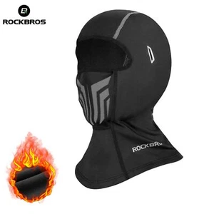 ROCKBROS Head Cover Outdoor Cycling Mask Warm Lining Cap With Glasses Holes - Picture 1 of 8