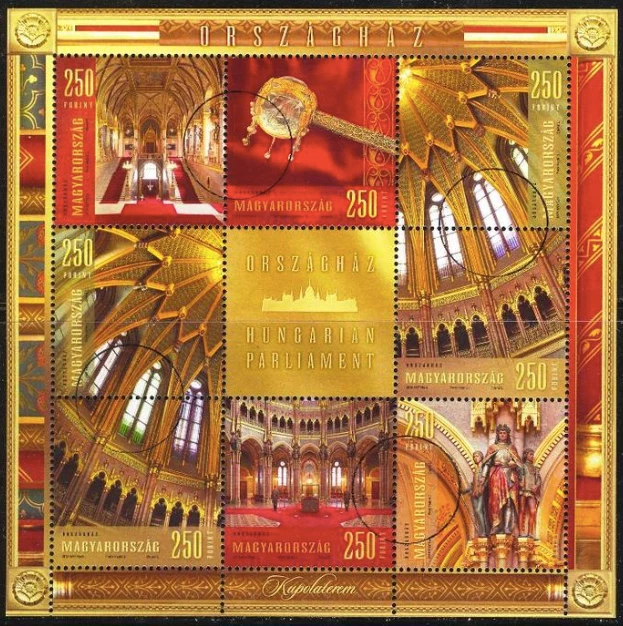 HUNGARY - 2013.Specimen S/S - Hungarian Parliament II.  Mi.Bl.:363. - Image 1 of 1