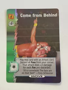 2000 Wizards of the Coast WCW Nitro Game Card NNO Come From Behind HOGAN / STING - Picture 1 of 2