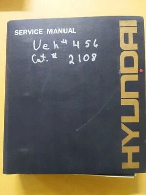 Hyundai Robex 130W Hydraulic Excavator Service Manual - Image 1 of 4