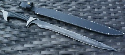 30" Carbon Steel Sword Full Tang Sky Falcon Thick Hand Forged Indestructible - Image 1 of 4
