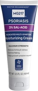 MG217 Medicated Moist Psoriasis Cream with 3% Salicylic Acid, 3.5 fl oz(Pk Of 6) - Picture 1 of 8