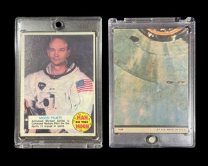 Original 1969 Michael Collins Topps "Man on the Moon" Moon Pilot #53  EX +