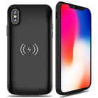 Wireless Charging For iPhone X XS Portable Power Bank Pack Battery Charger Case