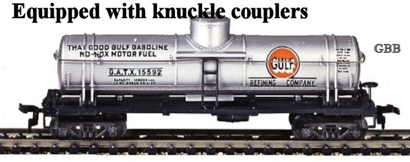 Ho Scale GULF 40' Single Dome Tank Car Model Power Mantua Series New 732593 - Image 1 of 1