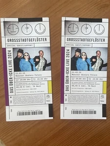 Großstadtgeflüster 2 Hardtickets Ersatzkonzert Münster 06.09.2024 - Bild 1 von 1