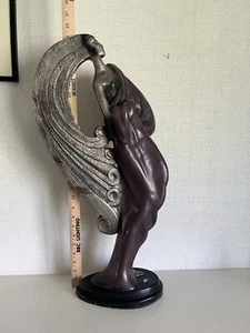 Le Clerc 1986 Austin Productions Lady Statue 25"+ Art Deco / Nouveau - Picture 1 of 18