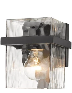 Z-Lite 1938-1S-MB Bennington 1 Light 6 inch Matte Black Wall Sconce Wall Light - Picture 1 of 7