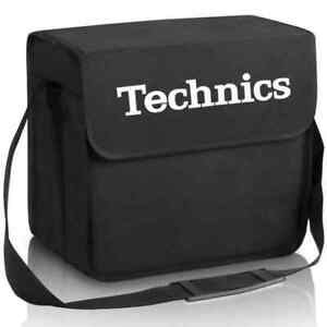 TECHNICS DJ BAG NERA borsa bag per contenere trasportare circa 60 vinili dischi