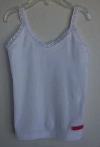 Camisa naartjie blanca con borde de encaje y correas Usada en excelente condición niña 3-4 años - Imagen 1 de 2