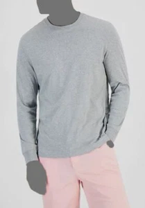 Club Room Men's Gray Long Sleeve Double Layer Crew Neck T-Shirt Size M - Picture 1 of 3