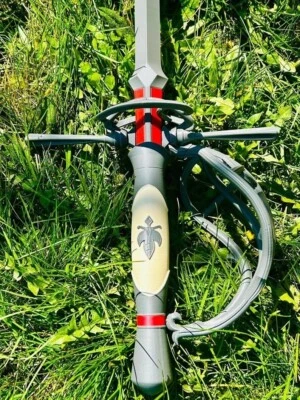 Jill Sword Final Fantasy Cosplay réplica, réplica de utilería espada hecha a mano regalo Foto 1 de 4