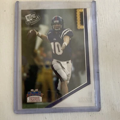 2004 Press Pass National Trading Card Day #PP6 Eli Manning Rookie RC NY Giants  - Image 1 of 2