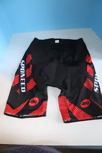 Ersatzfahrrad XXXL Shorts schwarz rot gepolstert - Bild 1 von 5
