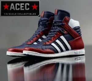 USA 1/6 Scale Sneaker Schuhe für 12" Hot Toys Phicen Worldbox TBL weibliche Figur - Bild 1 von 7
