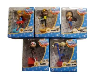 Lote de 5 mini figuras DC Super Hero Girls 2016 Mattel nuevas Foto 1 de 2