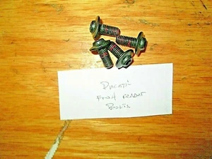 DUCATI OEM special FRONT FENDER mounting bolts 848-1198 multistrada 1200 - Picture 1 of 3