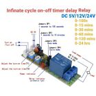 Precision Timing Relay Turn ON OFF Switch Module 5V 12V 24V Infinite Cycle