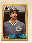 1987 Topps #271 Mike Brown Seattle Mariners