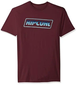 Rip Curl Men's S/S T-Shirt FULL THROTTLE PREMIUM - BUR - Small - NWT - Picture 1 of 1
