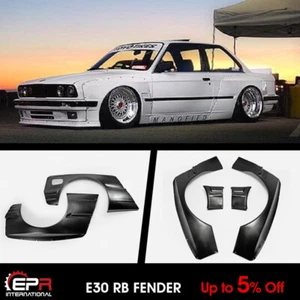 For BMW E30 (M3 only) RB Style Wide Body Front & Rear Fender Flares Kits 4Pcs - Picture 1 of 12