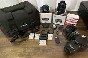 Canon EOS Rebel T5i DSLR Camera *BUNDLE* - Picture 1 of 11
