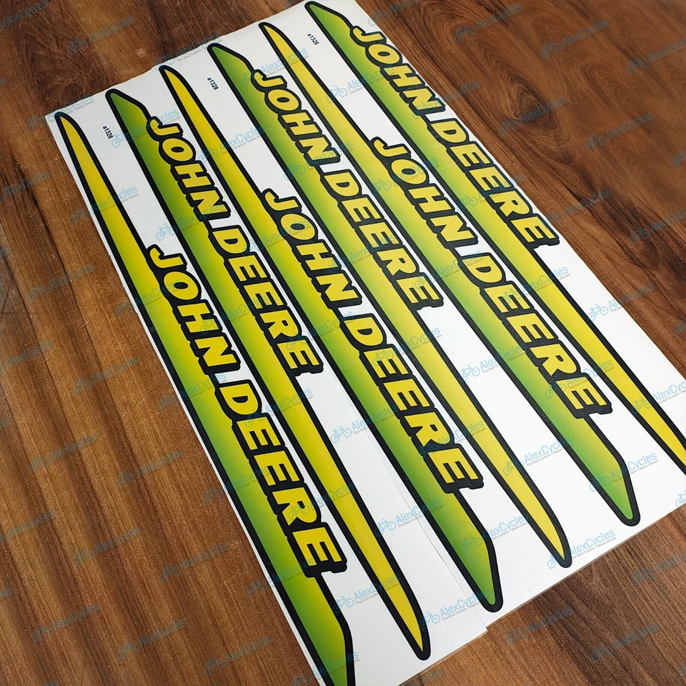 John Deere OEM Upper Hood Decals M126040 M126041