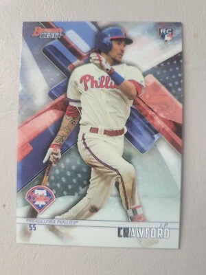 2018 Bowman's Best  #38 J.P. Crawford RC Seattle Mariners Rookie Phillies - Image 1 of 2