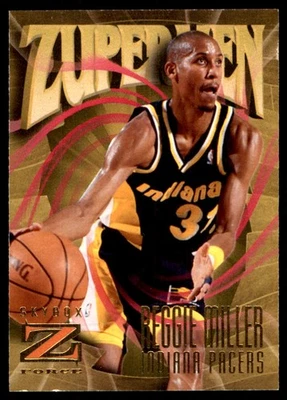 Reggie Miller 1996-97 SkyBox Z-Force #184 Pacers NBA LEIA FRETE GRÁTIS AutographDen - Imagem 1 de 2