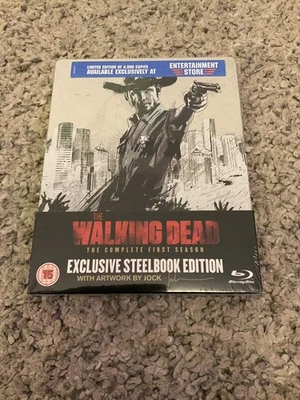 THE  WALKING  DEAD  THE  COMPLETE  FIRST SEASON - BLU-RAY  STEELBOOK -  NEW  - Image 1 of 2