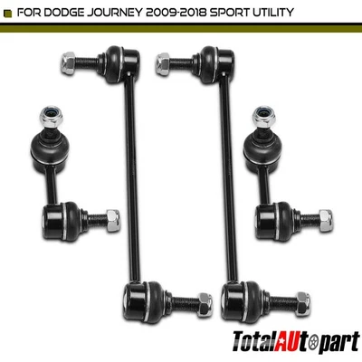 4 件 Sway 杆链适用于道奇 Journey 2009 - 2018 68052655AA 4766962AA 前后 — 第 1/4 张图片